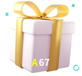 Receba seus bônus de boas-vindas no A67